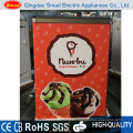 Flat Glass Door Display Showcase, Ice Cream Display Deep Chest Freezer